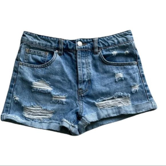Forever 21 Distressed Jean shorts size 26 - Picture 1 of 5